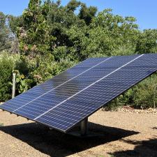 Super-Clean-of-Ground-Mount-Solar-Panels-in-Glen-Ellen-Ca 0